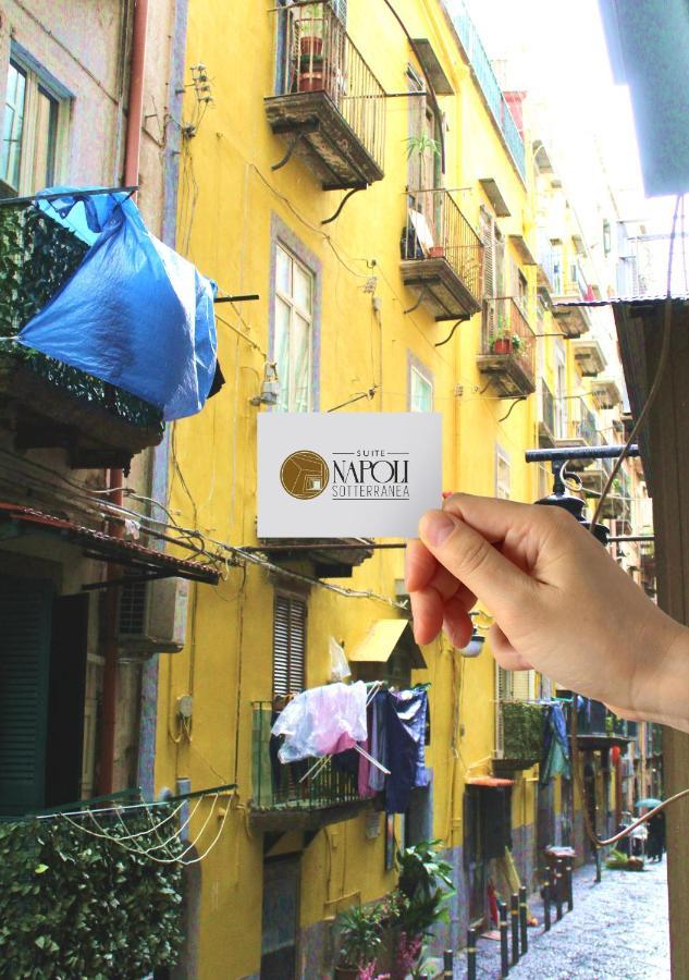 Suite Napoli Sotterranea Con Vasca Idromassaggio Eksteriør billede